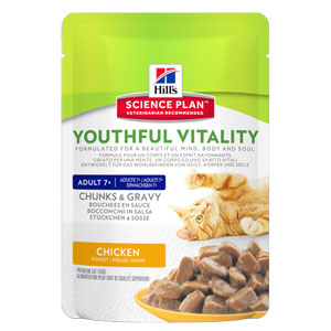 Cheap Hill's Science Plan Feline Adult 7+ Youthful Vitality Chicken 12x85g