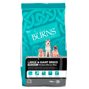 Cheap Burns Adult & Senior Large & Giant Breed Original Chicken & Rice 15kg