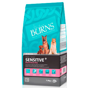 Cheap Burns Adult & Senior Sensitive+ Duck & Brown Rice 15kg