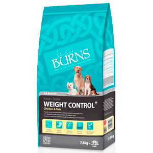 Cheap Burns Adult & Senior Weight Control+ Chicken & Oats 7.5kg