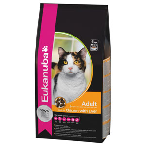 Cheap Eukanuba Adult Cat Chicken & Liver 2kg