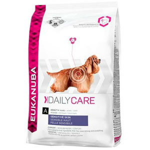 Cheap Eukanuba Daily Care Adult Dog Sensitive Skin 12kg