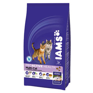 Cheap Iams ProActive Health Adult Multi Cat Chicken Salmon 15kg