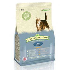 Cheap James Wellbeloved Adult Cat Light Turkey 300g | PetMoneySaver