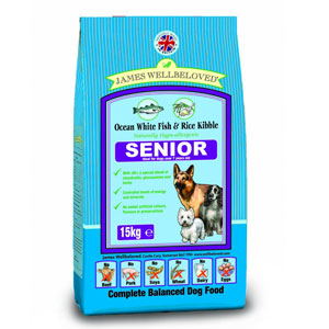 Cheap James Wellbeloved Senior Dog Fish & Rice 7.5kg