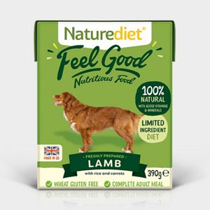 Cheap Naturediet Feel Good Lamb with Rice & Carrots 18 x 390g