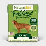 Naturediet Feel Good Lamb with Rice & Carrots 18 x 390g